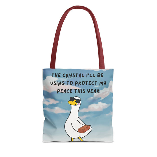 Tote Bag – The Crystal I'll be using to protect my peace this year