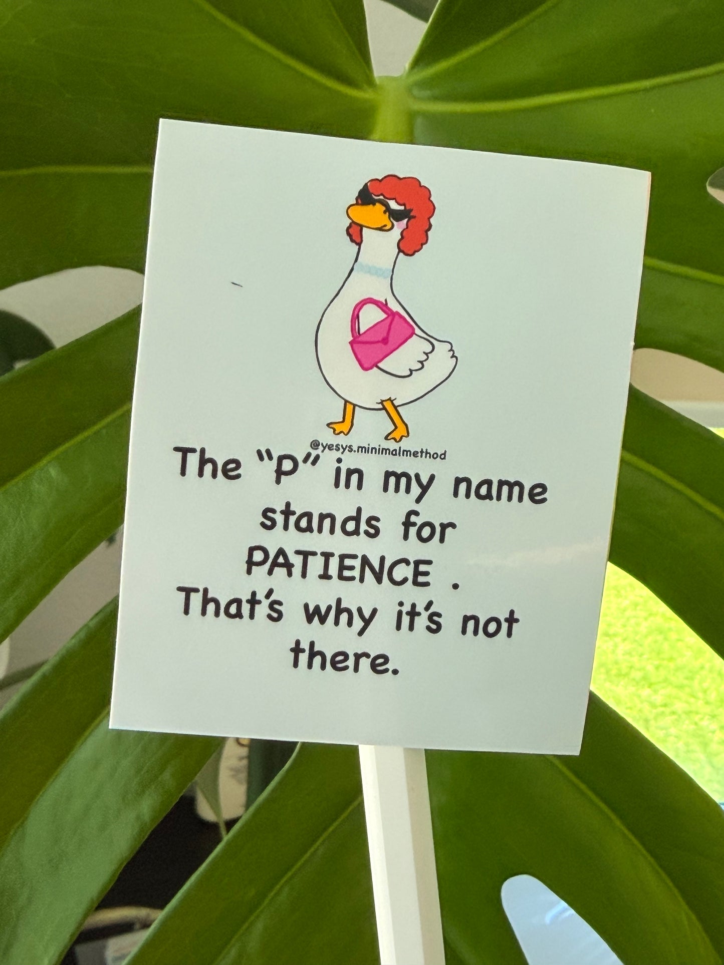 Sticker The "P" In My Name