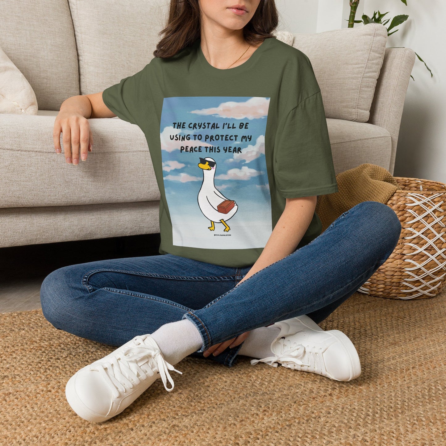T‑Shirt — "The Crystal I'll Be Using This Year" Cute Goose Tee