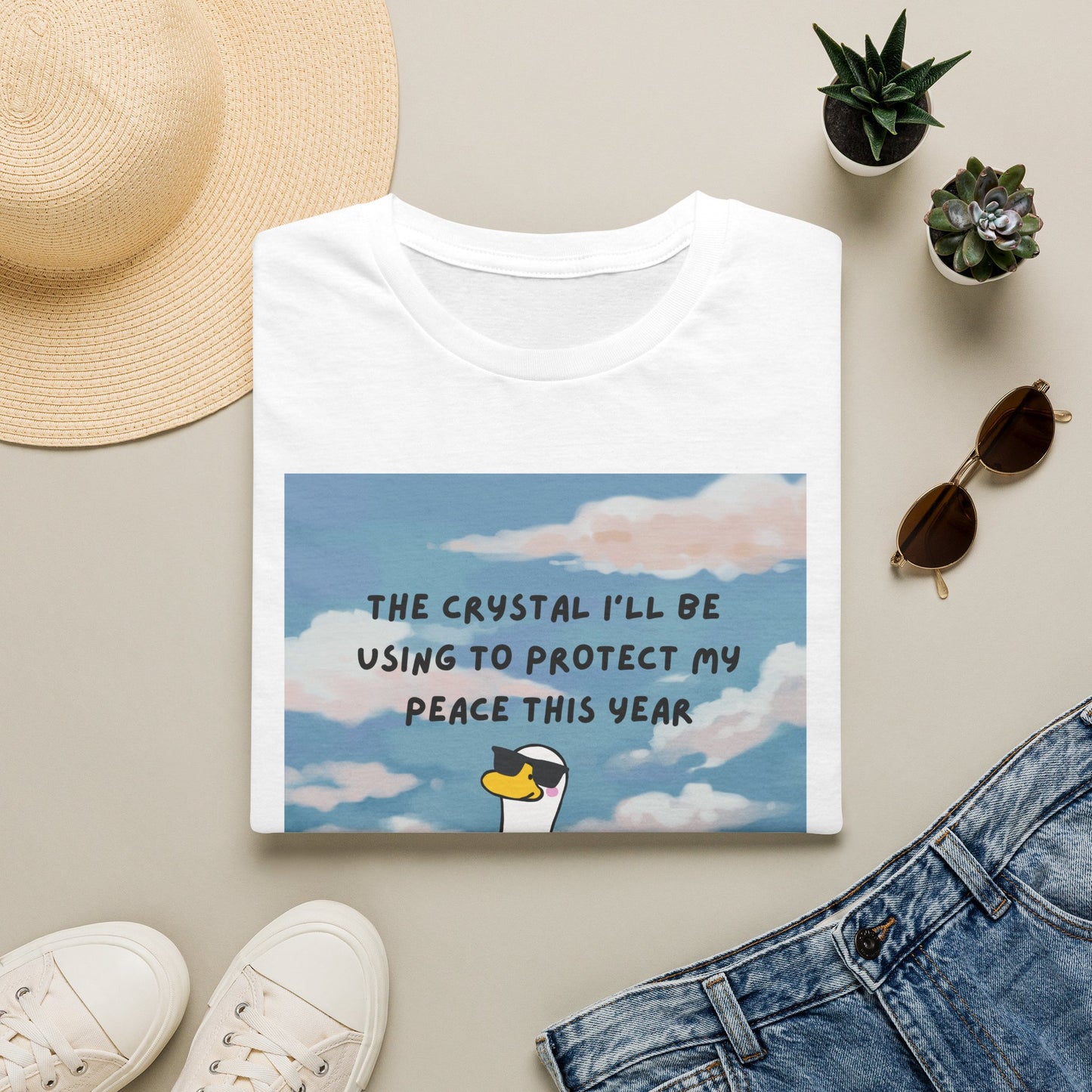 T‑Shirt — "The Crystal I'll Be Using This Year" Cute Goose Tee