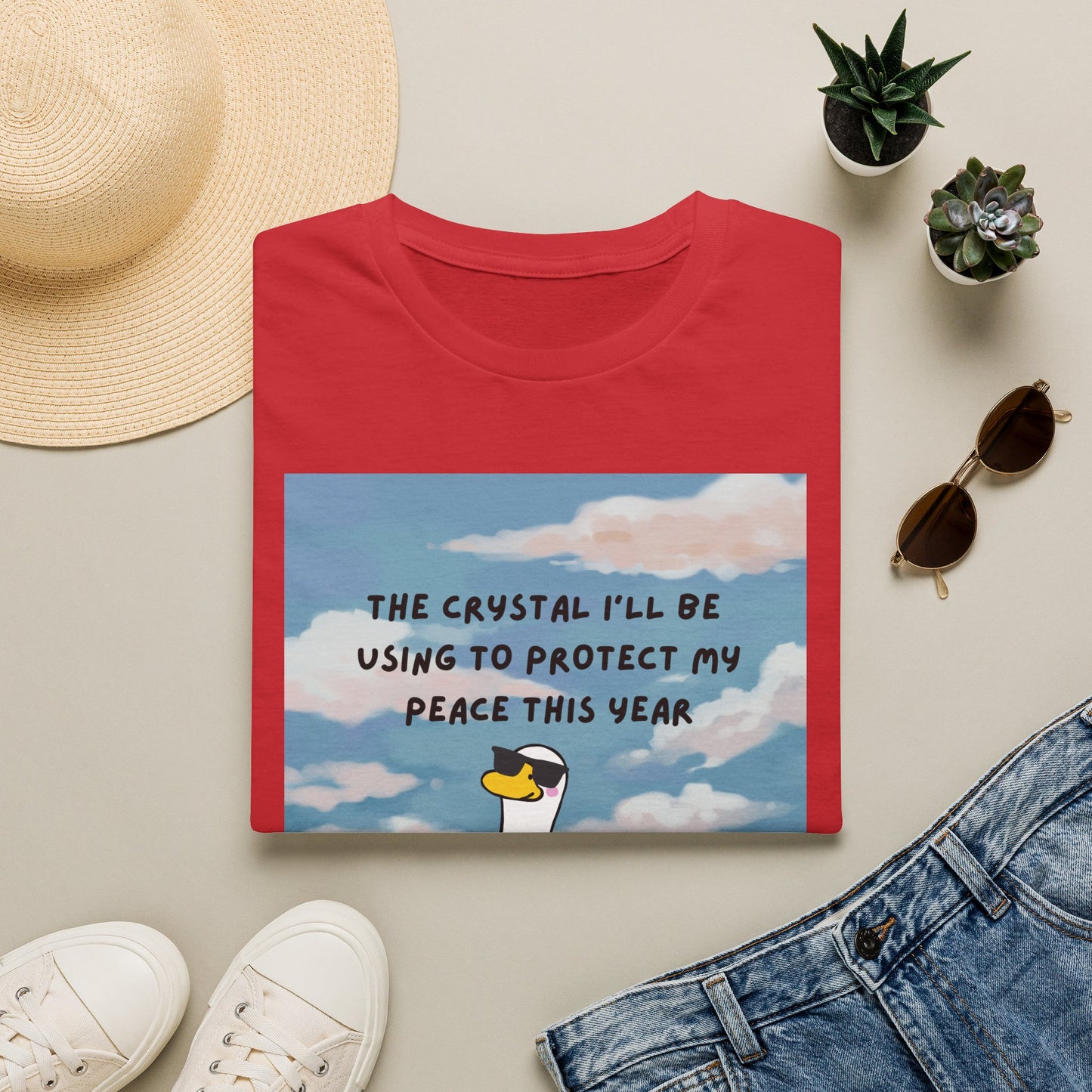 T‑Shirt — "The Crystal I'll Be Using This Year" Cute Goose Tee