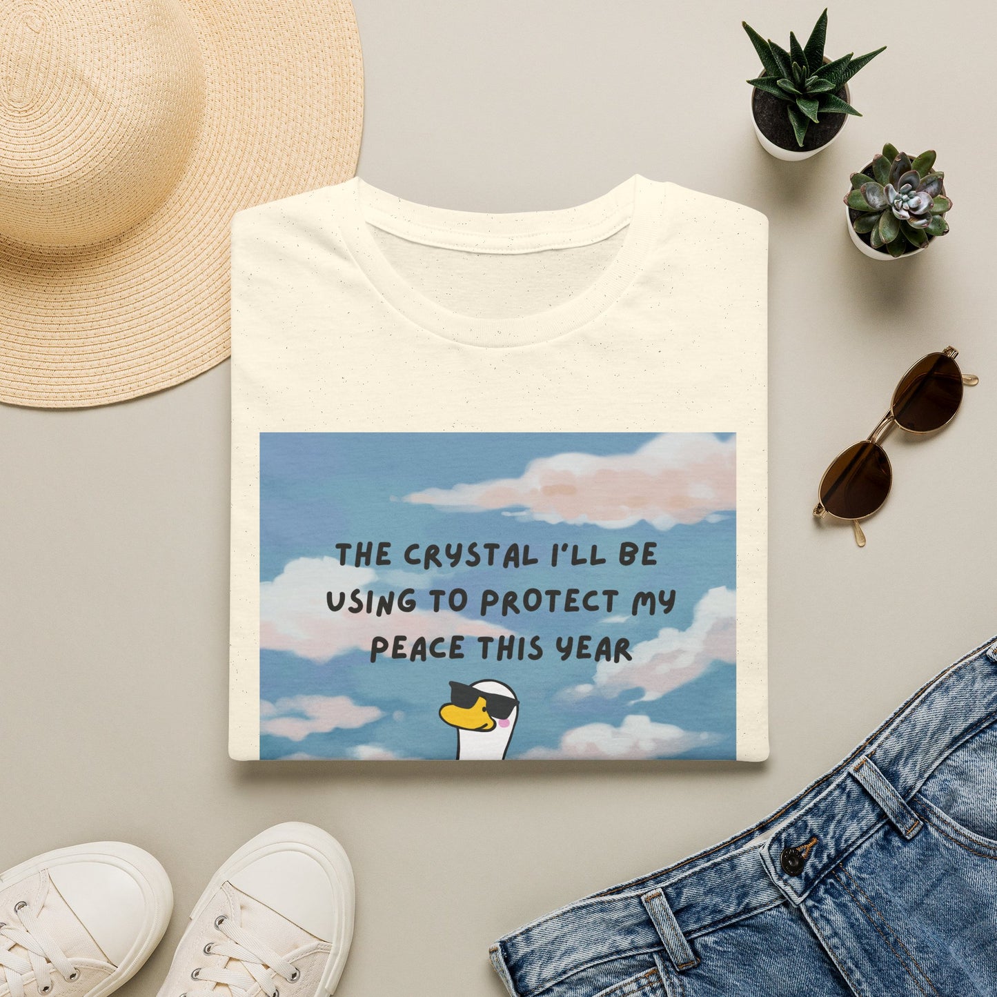 T‑Shirt — "The Crystal I'll Be Using This Year" Cute Goose Tee