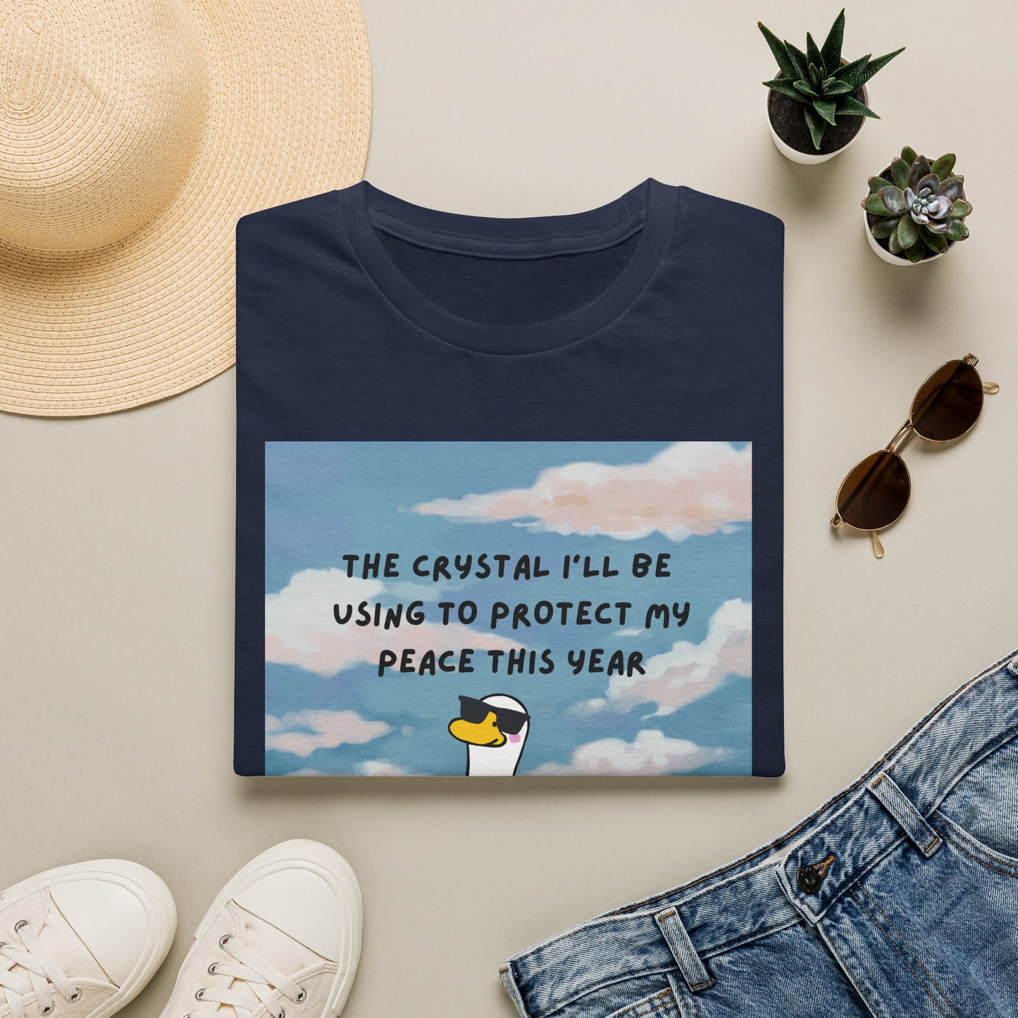 T‑Shirt — "The Crystal I'll Be Using This Year" Cute Goose Tee