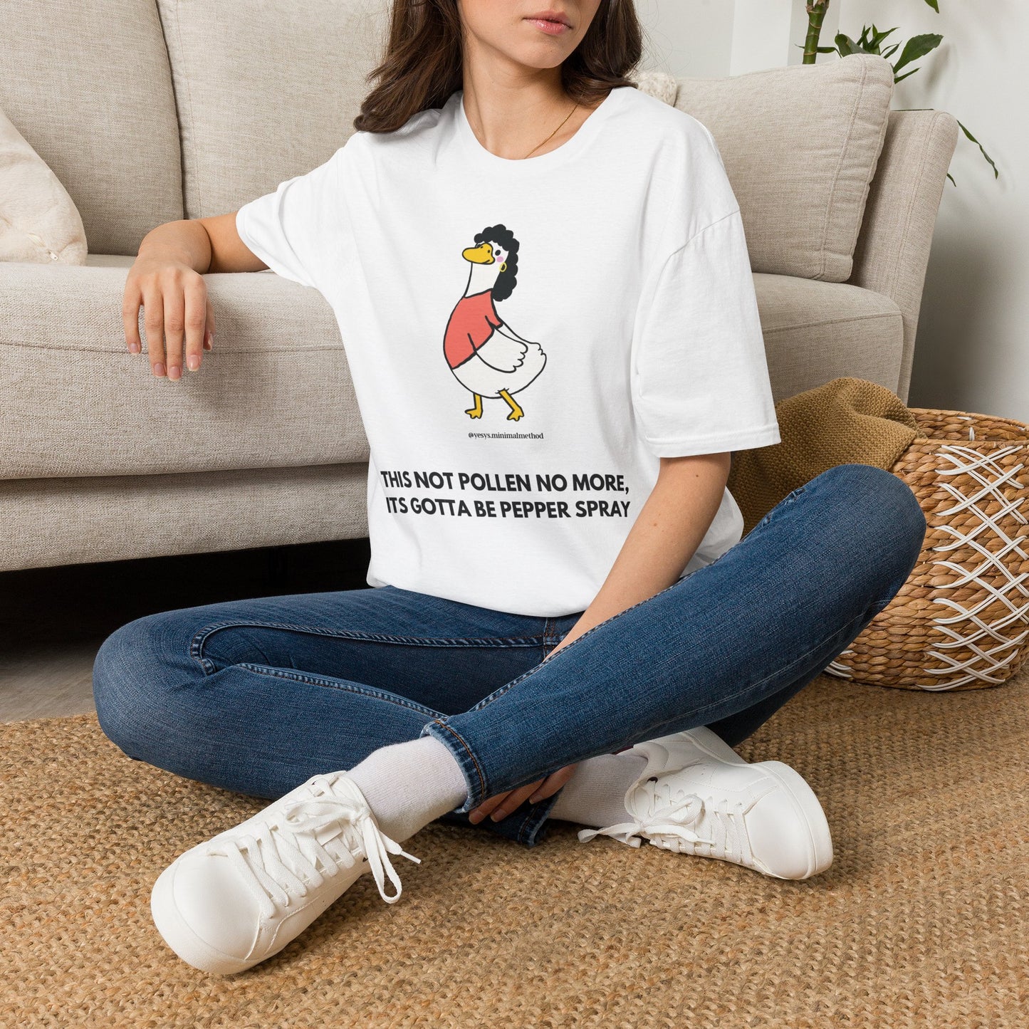 T‑Shirt — "This Not Pollen No More" Cute Goose Tee
