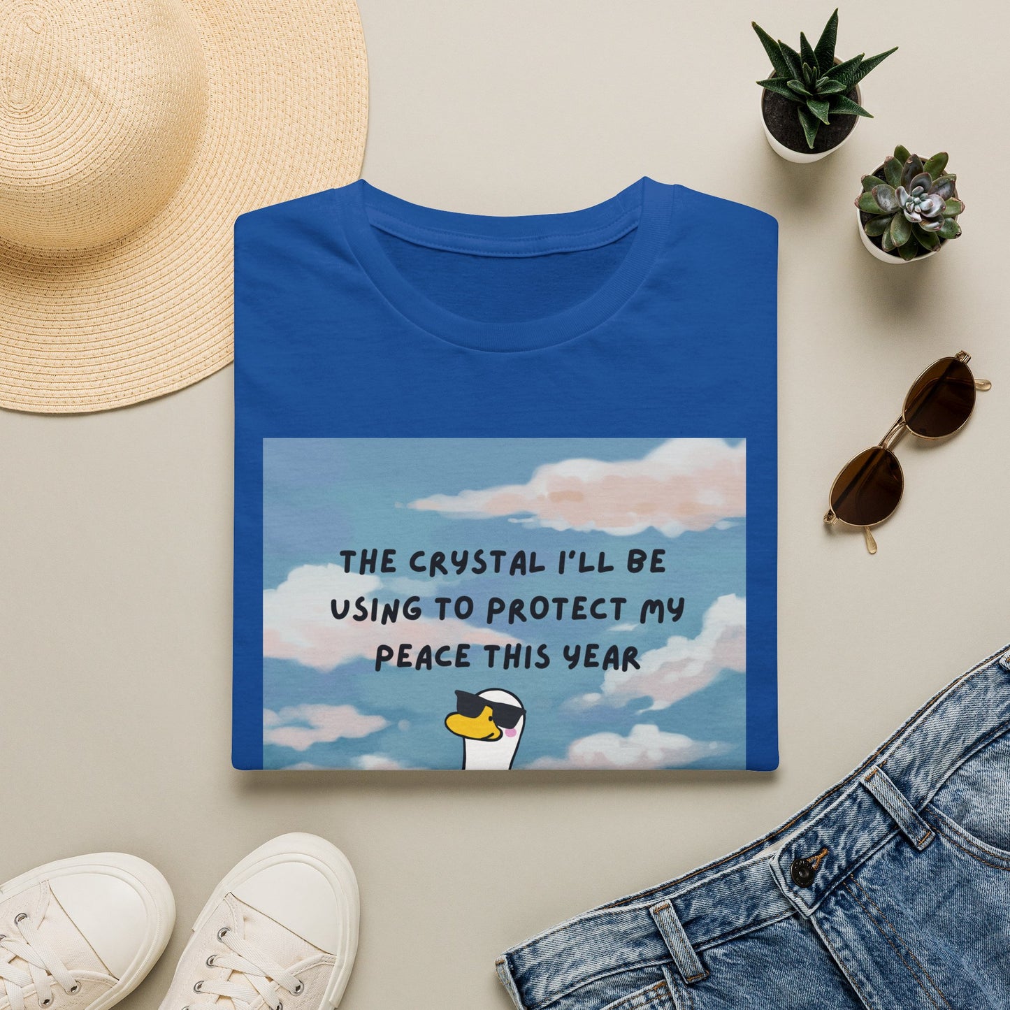 T‑Shirt — "The Crystal I'll Be Using This Year" Cute Goose Tee