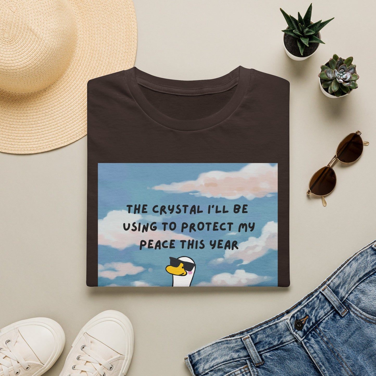 T‑Shirt — "The Crystal I'll Be Using This Year" Cute Goose Tee