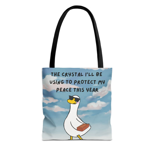 Tote Bag – The Crystal I'll be using to protect my peace this year