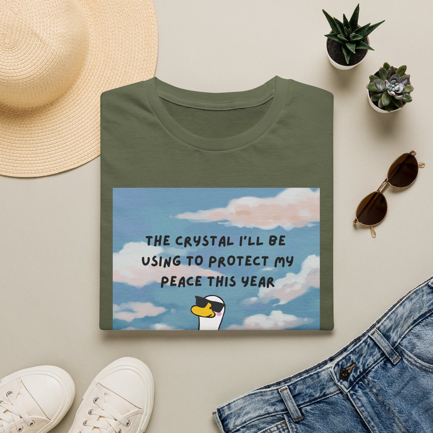 T‑Shirt — "The Crystal I'll Be Using This Year" Cute Goose Tee