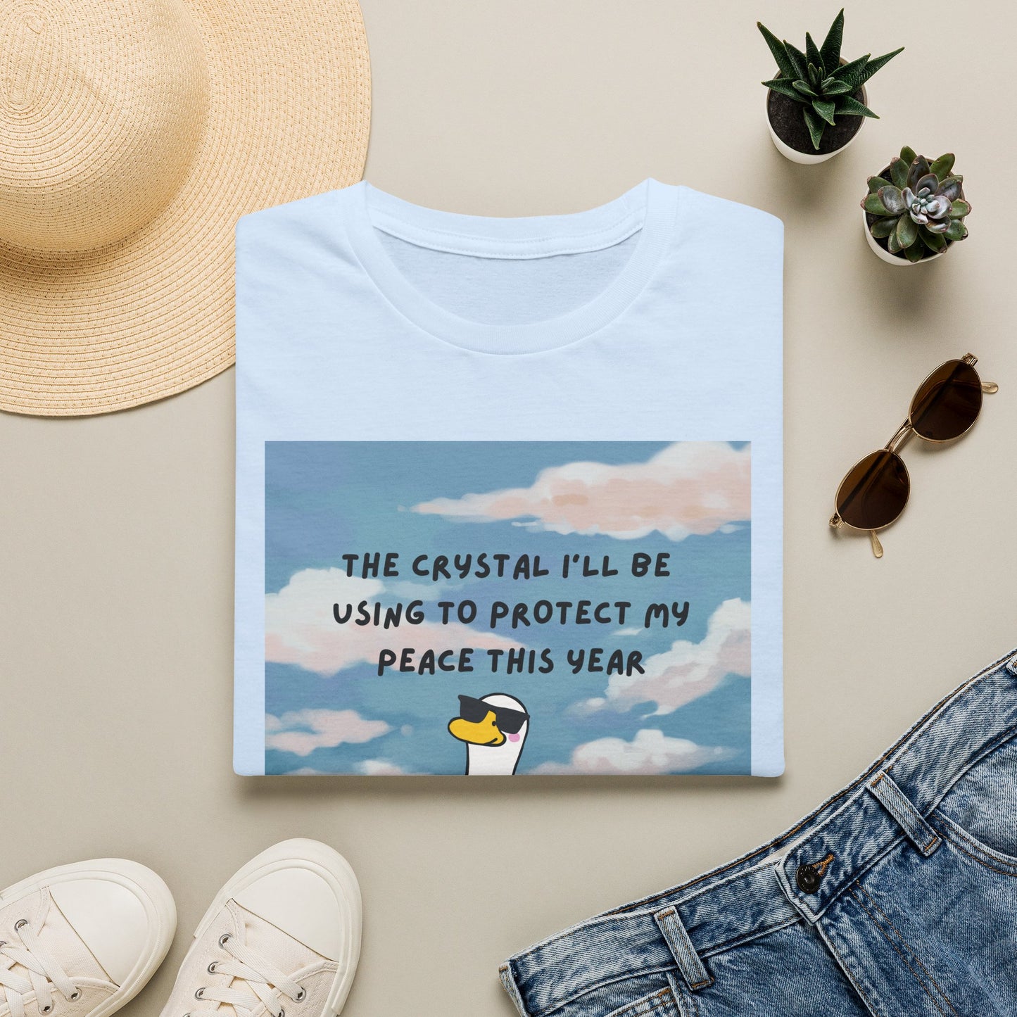 T‑Shirt — "The Crystal I'll Be Using This Year" Cute Goose Tee