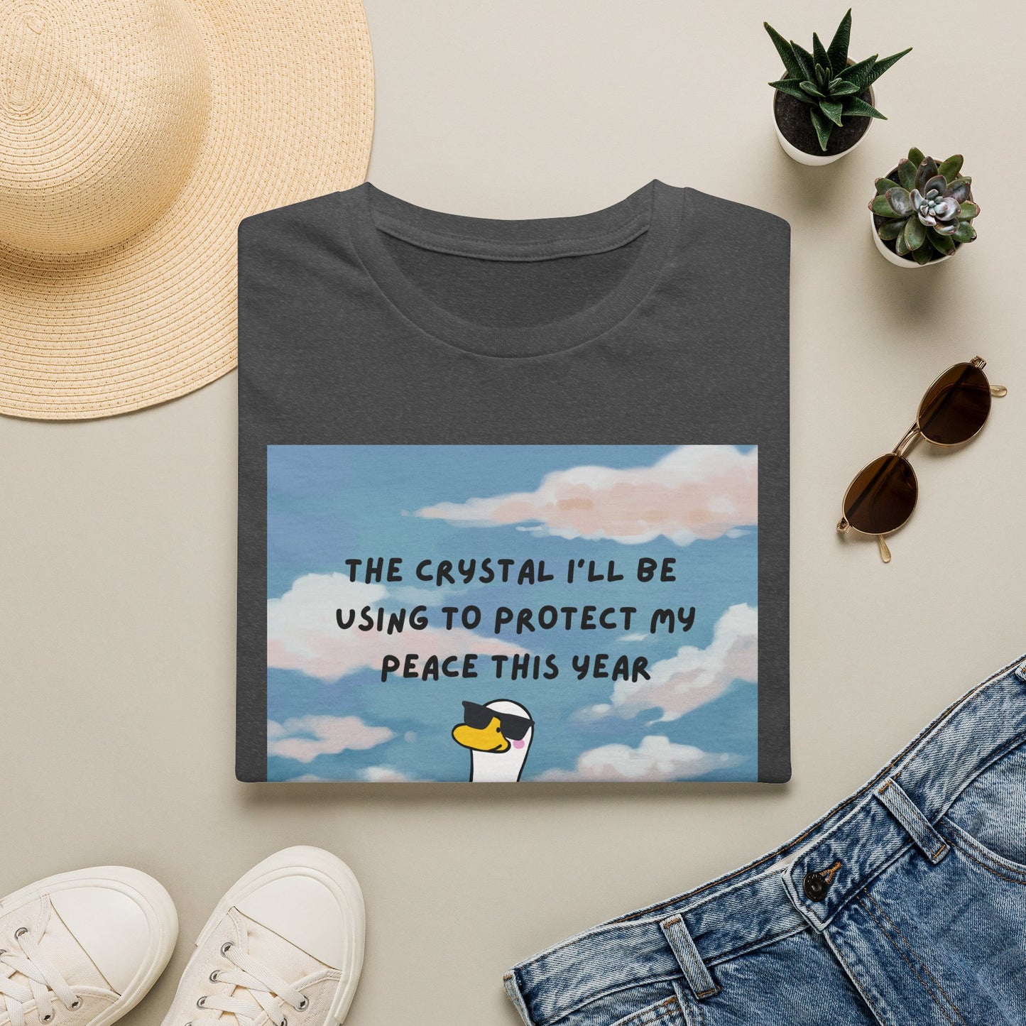T‑Shirt — "The Crystal I'll Be Using This Year" Cute Goose Tee